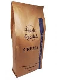 Кофе в зернах Fresh Roasted CREMA, 1кг, купаж арабика и робуста 2326307304 фото