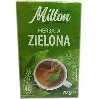 Чай зеленый классический в пакетиках Milton Herbata, 40шт (70г), Польша, в круглых саше 1612095380 фото