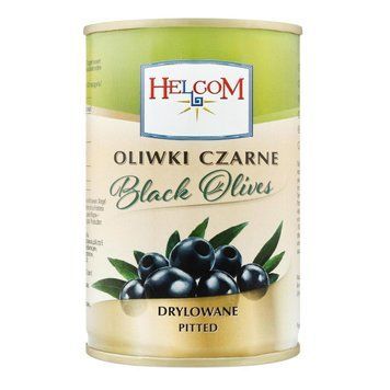 Оливки іспанські чорні без кісточок у жерстяній банці Helcom, 280г Польща, ж/б 1568125533 фото