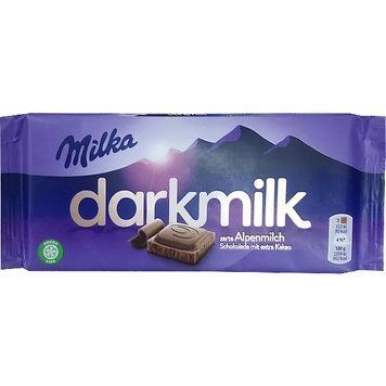 Шоколад молочный Milka Dark Milk, 85 г, Швейцария, молочный, содержание какао 40% 1702988691 фото