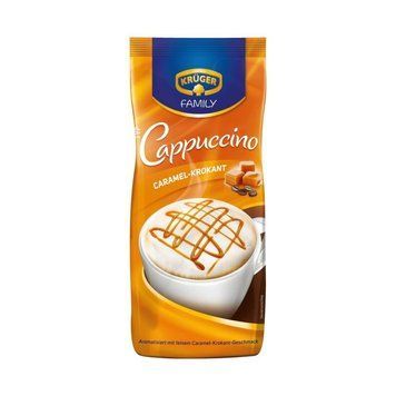 Капучино растворимый с карамельным вкусом Kruger, 500г, Германия, 1994103219 фото