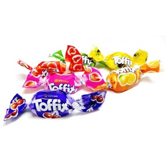 Конфеты жевательные фруктовое ассорти Toffix MIX Elvan, 1000г (Товикс), Турция 1871345664 фото