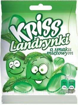 Леденцы Kriss со вкусом мяты, 70г (Польша), мятные конфеты 1766205350 фото