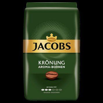 Кофе в зернах средней обжарки Jacobs Kronung Aroma-Bohnen, 500г, Голландия 641734215 фото