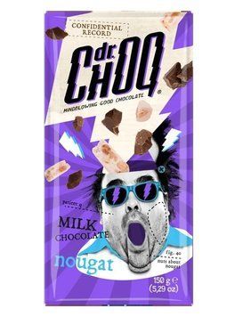 Шоколад бельгийский молочный Dr ChoQ Nougat 150г 2466768827 фото