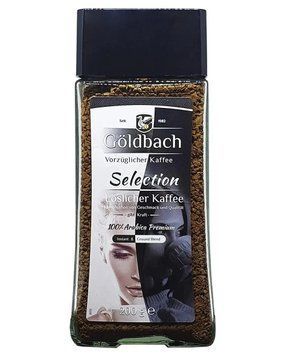 Кава розчинний сублімований грануваний Goldbach Selection, 200г, в скляній банку, Німеччина, 1612768020 фото