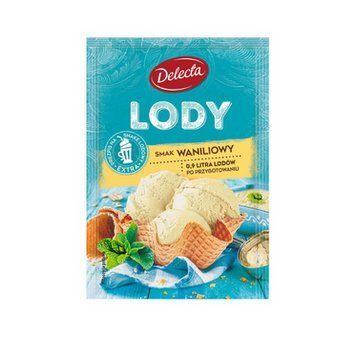 Сухое мороженое в пакетиках Lody Delecta osmaku waniliowym (с ванильным вкусом), 57 г, Польша 1871396707 фото