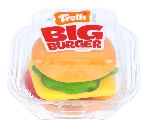 Конфеты желейные жевательные Trolli Big Burger, 50г, Германия 2101851797 фото