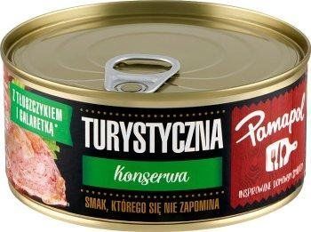 Мясная консерва (гуляш) Pamapol Turystyczna, 300 г (Польша), жестяная банка, 2001834012 фото