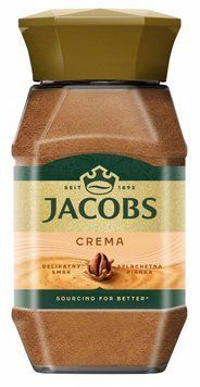 Кава розчинна Jacobs Crema, 200г, Німеччина, в скляній банці, порошкоподібна 1612771855 фото