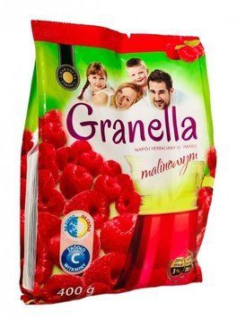Чай гранулированный со вкусом малины, растворимый Granella 400 г, Польша 1436908997 фото