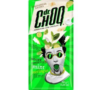 Шоколад бельгийский молочный Dr ChoQ Mint Lime 150г 2466776682 фото