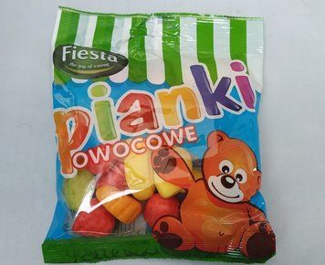 Конфеты желейные фруктовые Fiesta Zelki , 80г, жевательные конфеты, Польша 1706877553 фото