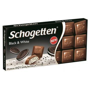 Шоколад молочный с кусочками печенья орео Schogetten Black&White (Печенье ОREO), 100 г, Германия 854867801 фото