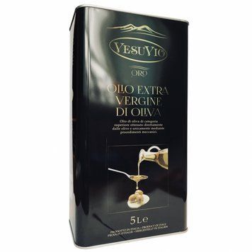 Хорошее итальянское оливковое масло&nbsp;в жестяной банке Vesuvio ORO Extra Virgine di Olive, 5л Италия 777585886 фото
