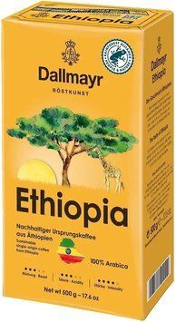 Кофе молотый немецкий Dallmayr Ethiopia, 500г, из элитных сортов эфиопской арабики 497661360 фото