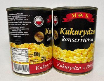 Кукурудза консервована цукрова (солодка) 400 г M&K у ж/б, Польща 1379979869 фото
