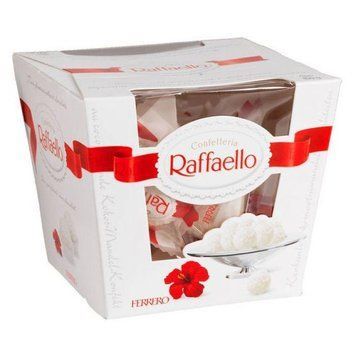Конфеты Rafaello Ferrero, 150 г, Италия, Рафаэлло в кокосовой стружке с цельным миндальным орехом, Т15 1499742755 фото