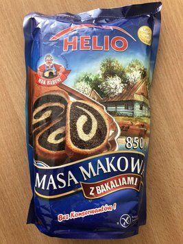 Маковая масса Helio, 850 г, с кусочками сухофруктов (изюм, курага, цедра апельсина), польский мак 1940493742 фото