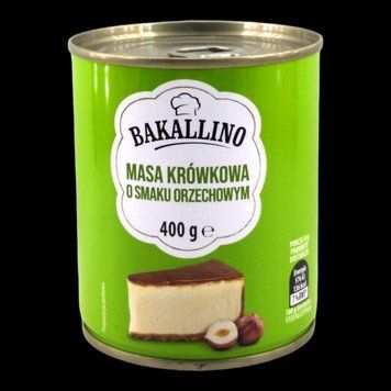 Cгущенное молоко вареное ореховое Bakallino Masa Krowkowa, 400 г, Польша 2103743790 фото